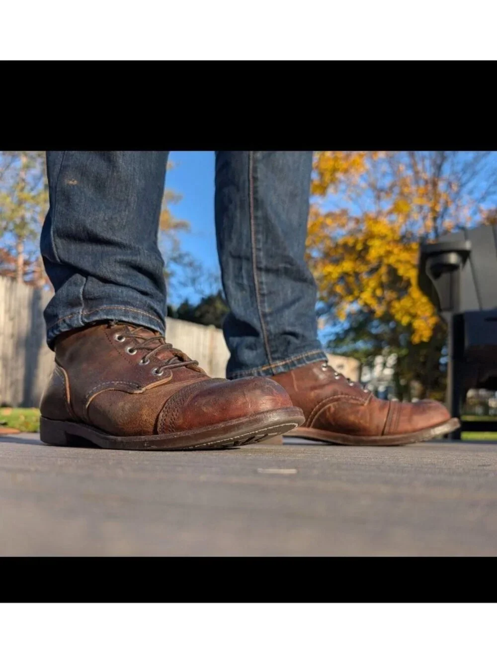 Red Wing Iron Ranger 8085 Boots Copper Rough & Tough Leather USA Men’s Size 13